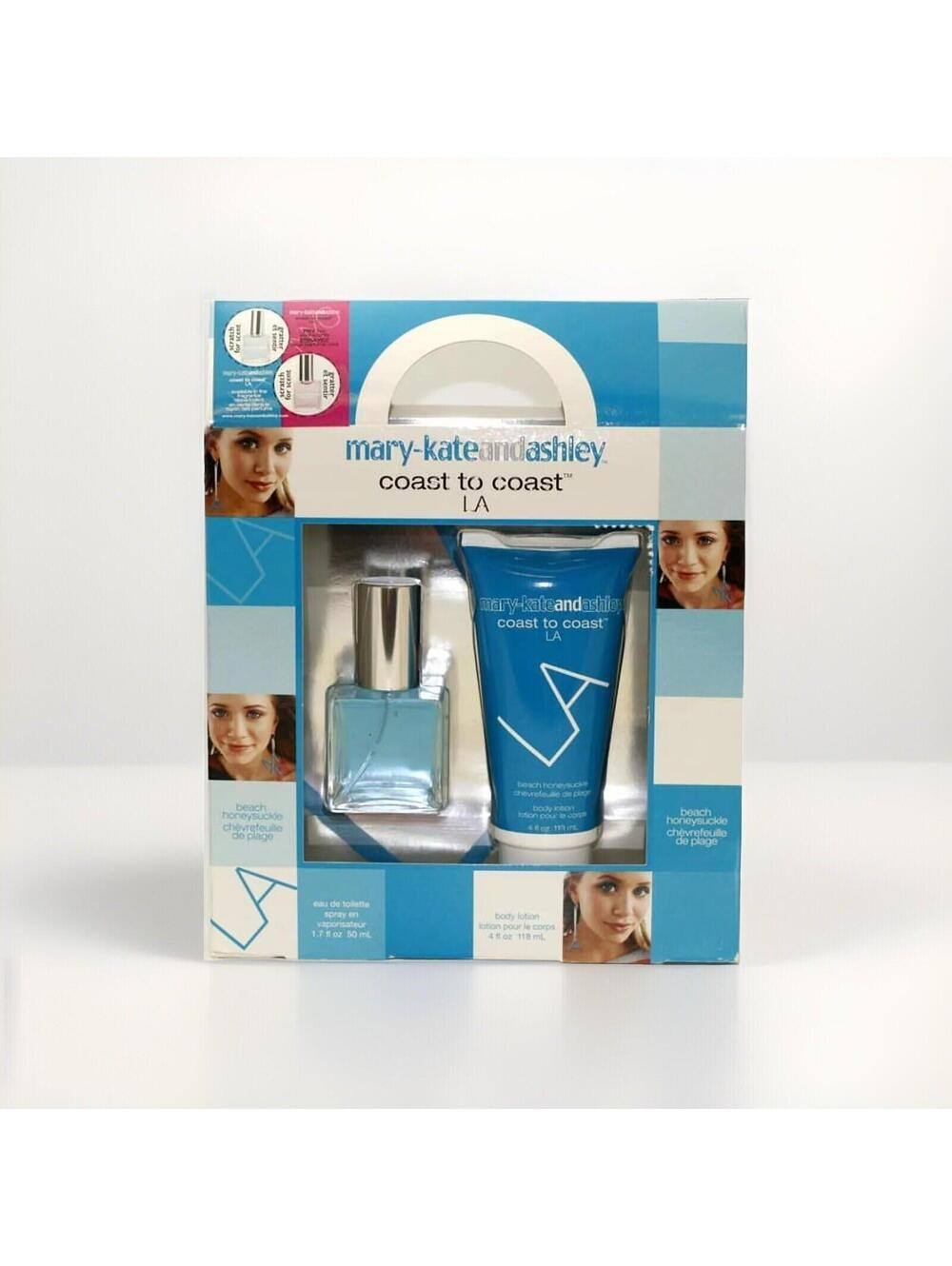 Mary-Kate & Ashley Coast to Coast LA Beach Honeysuckle Perfume Gift Set New Rare